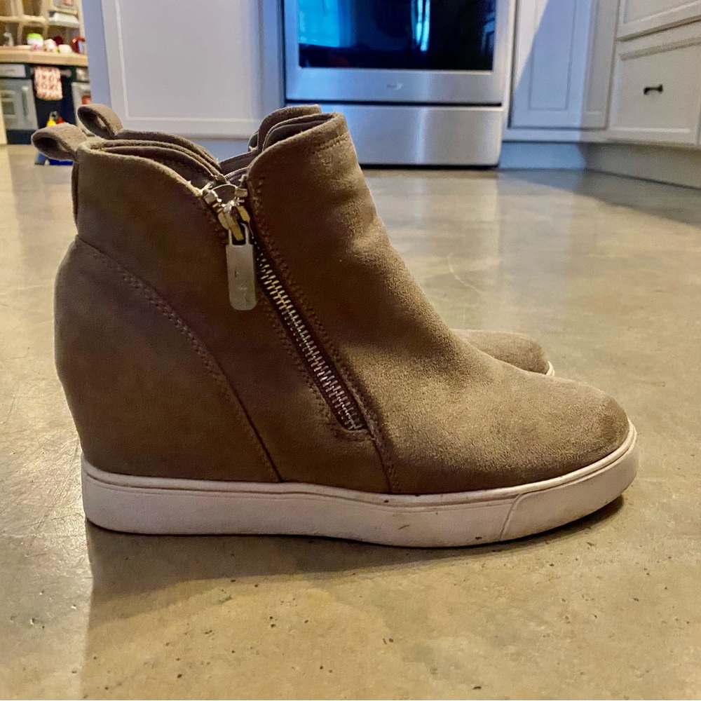 Anne Klein wedge sneakers